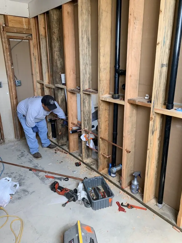 Commercial rough-in plumbing for Gas Line Repair in La Follette
